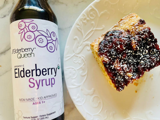 elderberry tea cake